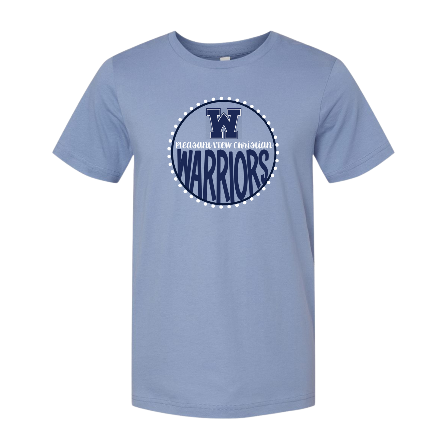“Warriors Circle” Tee – Lavender Blue