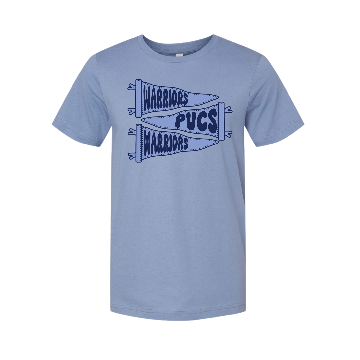 “Triple Pennant” Tee – white