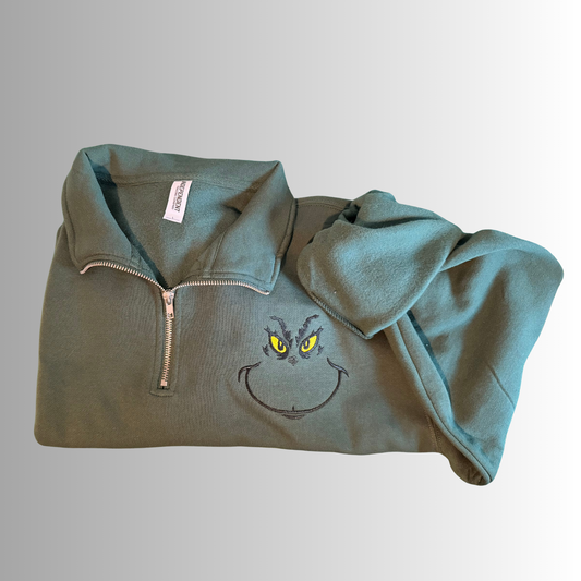 Grinchy Quarter Zip