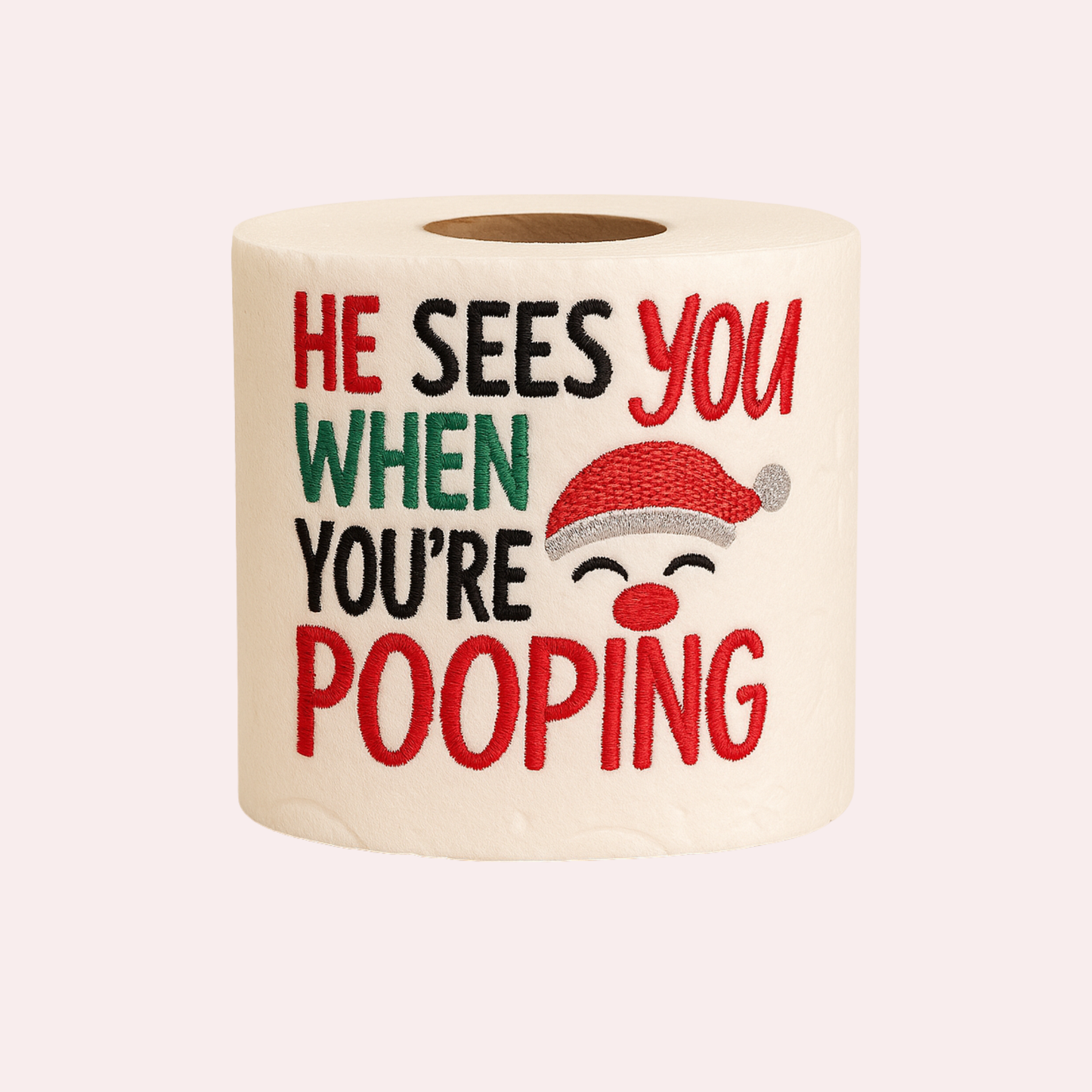 Embroidered Toilet funny gift