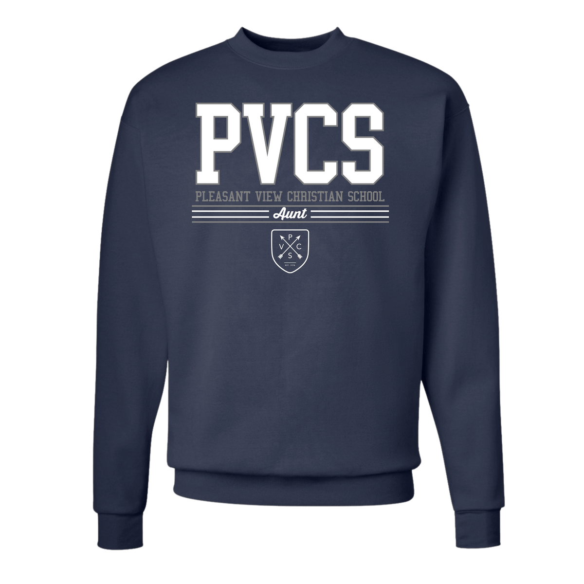 PVCS Supporter Crewneck Sweatshirt (Grandparent, Mom/Dad, Aunt/Uncle) (Copy) (Copy)